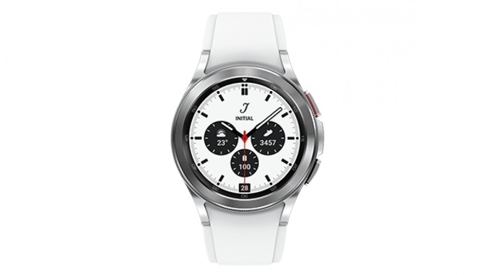 Samsung Galaxy Watch4 Classic Bluetooth (42mm) - Silver (SM-R880NZSAXSA), 1.2' Super AMOLED Display, 1.5 GB RAM / 16 GB ROM