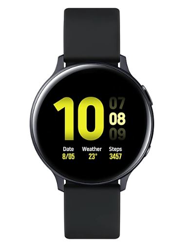 buy SAMSUNG GALAXY WATCH ACTIVE 2 BLACK BT 44MM- 1.4' Super AMOLED Display(360x360),1.15GHz Dual Core CPU, Tizen OS, 4GB ROM,0.75 RAM, 340mAh Battery online from our Melbourne shop