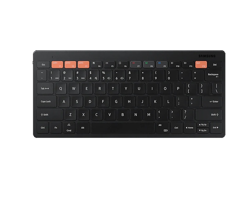 Samsung Smart Keyboard Trio 500 - Black, Universal, Bluetooth 5.0, 78 Keys, Wireless keyboard, Pair multiple devices & switch with a click