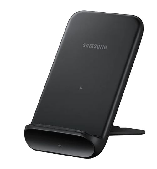 Samsung Wireless Charger Convertible (2020) Black, With the detachable magnetic kickstand, Fast Wireless Charging capability, Dim the lights at night