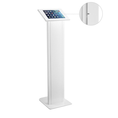 buy Brateck Anti-theft Freestanding Tablet Kiosk Stand 9.7'/10.2' Ipad, 10.5' Ipad Air/Ipad Pro, 10.1' Sansung Galaxy TAB A (2019)- White online from our Melbourne shop