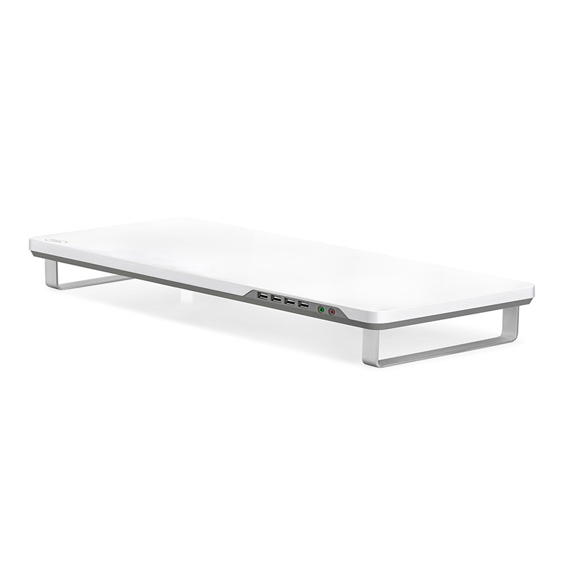 buy Deepcool M-Desk F1 Monitor Stand Up To 27' & 10kg W/ Audio & 4x USB, GREY online from our Melbourne shop