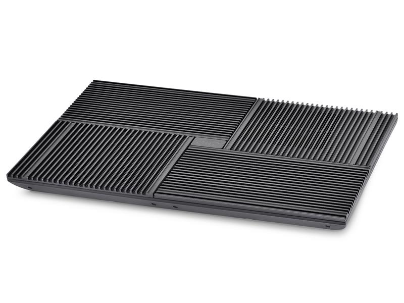 Deepcool Multi Core X8 Notebook Cooler 15.6' Max, 4x 100mm Fans, Pure Al Panel, 2x USB, Fan Control
