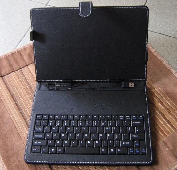 Tablet 10' Case with USB connection, Keyboard Folio for any 9.7'/10' tablet