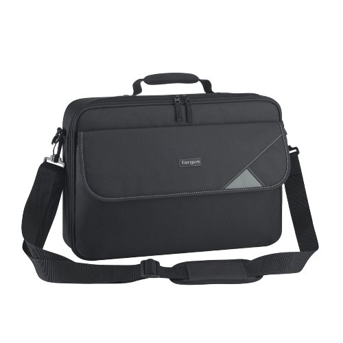 Targus 15.6' Intellect Bag Clamshell Laptop Case with Padded Laptop Compartment/ Laptop/Notebook Bag - Black