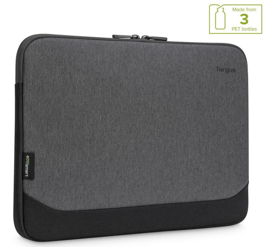 Targus 13-14' Cypress EcoSmart Sleeve for Laptop Notebook Tablet - Up to 14', Made with 3 Recycled Water Bottles -  Grey (20% OFF)