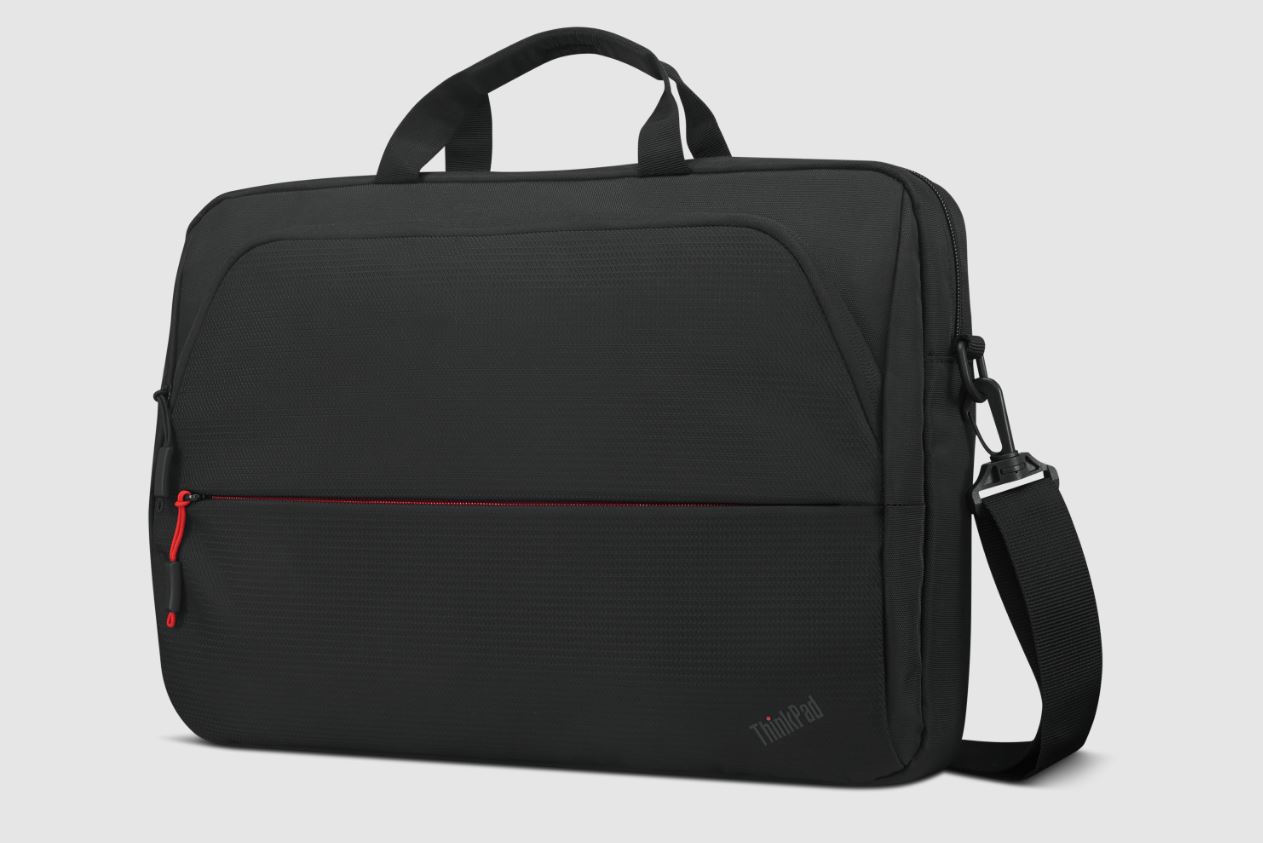 LENOVO Essentials 13.3' 14' 15.6' 16' Toploader Bag Notebook Case - Classic Black Nylon Exterior, Dedicated Padded PC Pocket