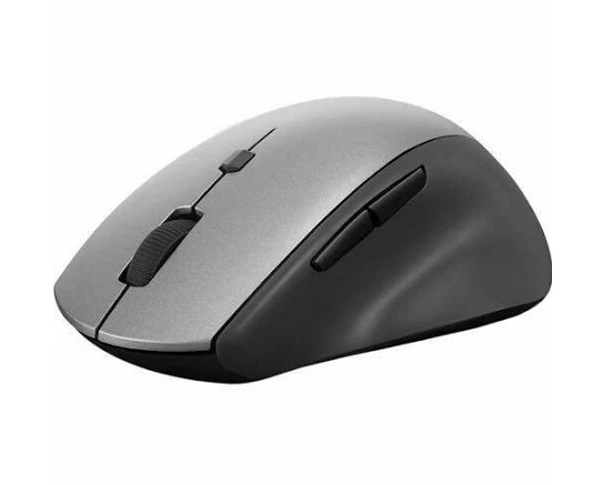LENOVO ThinkBook Wireless Media Mouse - Compatible with Windows 10 and Windows 7, Up to 12 months Battery Life, 2.4Ghz Nano Receiver, Right Handed
