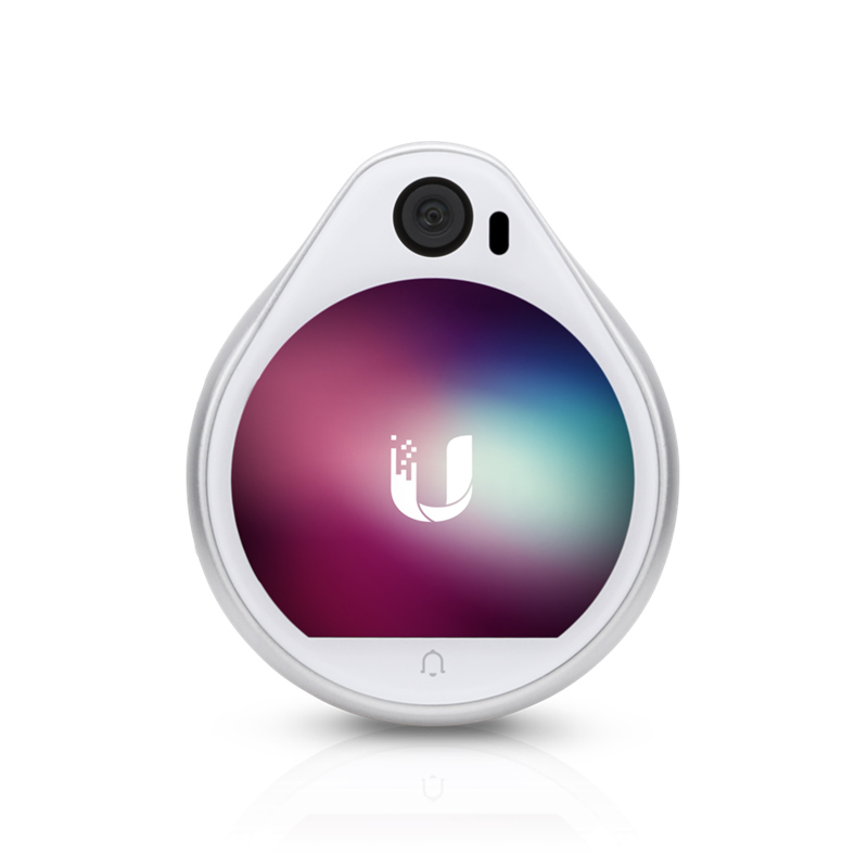 Ubiquiti UniFi Access Reader Pro - Premium NFC and Bluetooth reader with sharp touchscreen display and high-resolution camera - PoE Powered