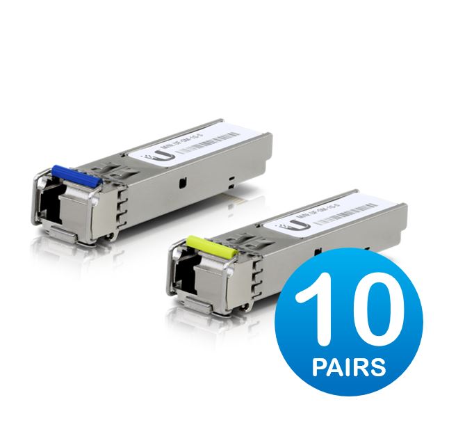 Ubiquiti UFiber  SFP Single-Mode Module 1G BiDi 20-pack