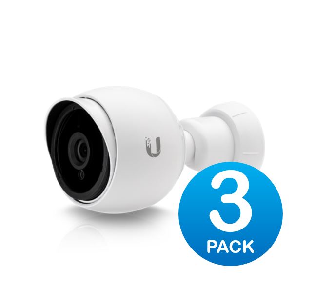 Ubiquiti UniFi Protect Camera G3-BULLET Infrared IR 1080P HD Video 3 pack