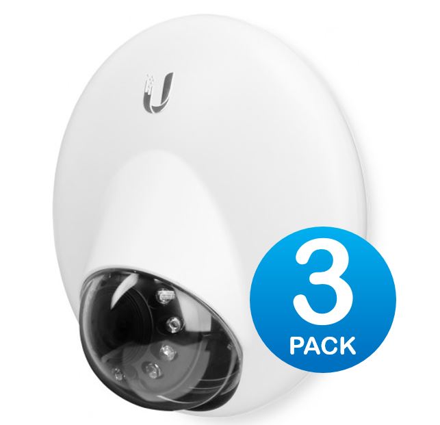 Ubiquiti UniFi Protect Cam Dome Camera G3 IR 1080P Full HD Video 3 Pack