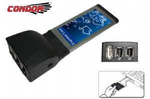 Condor USB & IEEE1394 Exp Card 1 x USB, 2 x IEEE1394a