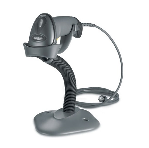 Zebra Symbol  LS2208 Handheld Barcode Scanner, USB, RS232, Black - POS