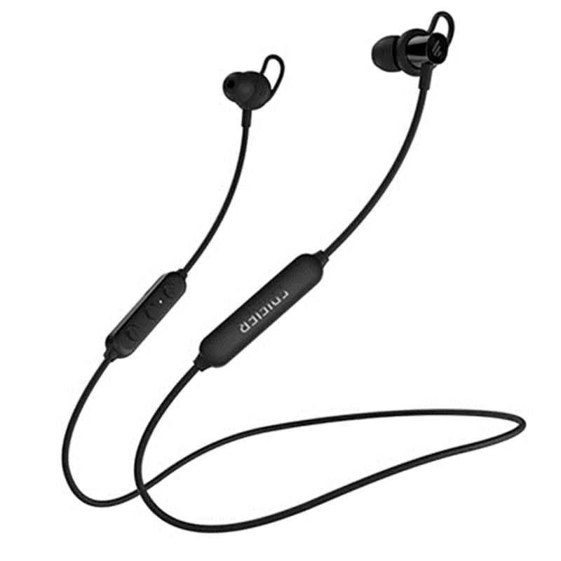 Edifier W200BT Magnetic Bluetooth V5.0 Earbuds Stereo Splash/Sweat Proof Sport in-ear Wireless Earphone with Microphone Headphones - Black(LS)