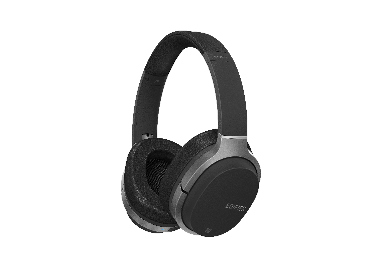 Edifier W830BT Black Bluetooth Over-Ear Headphones, Deep Bass, Rechargeable Battery 95Hours Playback Headset, 1500Hours Standby, 3.5mm Cable. Mic (LS)