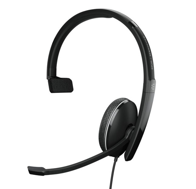 EPOS | Sennheiser ADAPT 135 USB II On-ear, single-sided USB-A headset with 3.5 mm jack and detachable USB cable with in-line call control