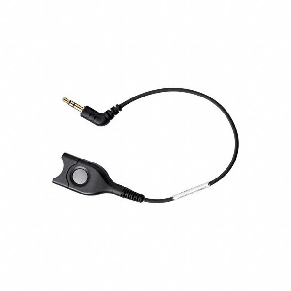 EPOS | Sennheiser DECT/GSM cable:Easy Disconnect with 20 cm cable to 3.5mm - 3 pole jack plug without microphone damping