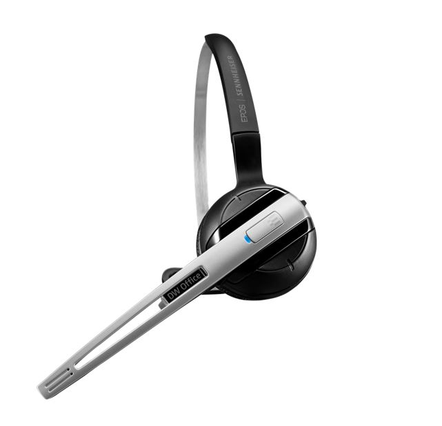 EPOS | Sennheiser DW Office - Headset only ,  DECT Wireless Office headset with accessories (headband, earhook, nameplate, CD, Quick guide) , **no bas