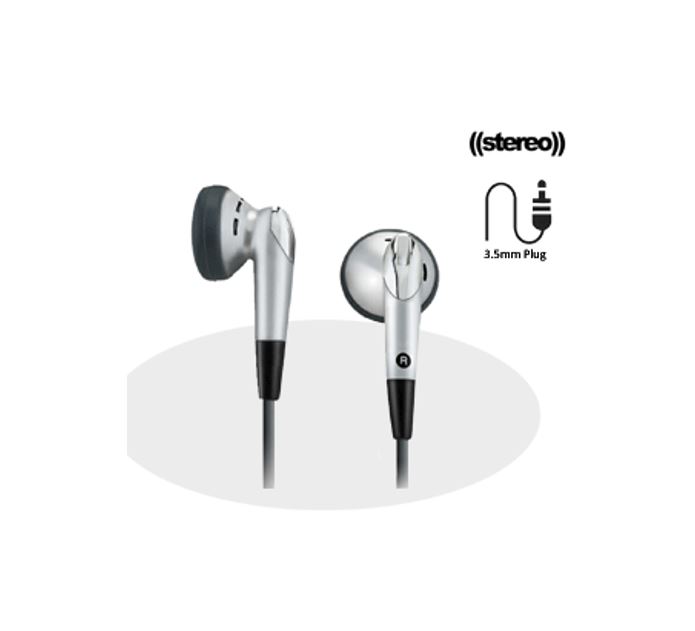 Sansai Stereo Earphone MDR238 With 4 feet of earplug cord Slided blister packing