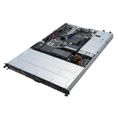 Asus RS300-E10-RS4 1U Rackmount Server, E-2200, 4 x 3.5' HS Bays, 2xM.2, 400w RPS, Quad Gb Ethernet, 3 Year RTB Warranty