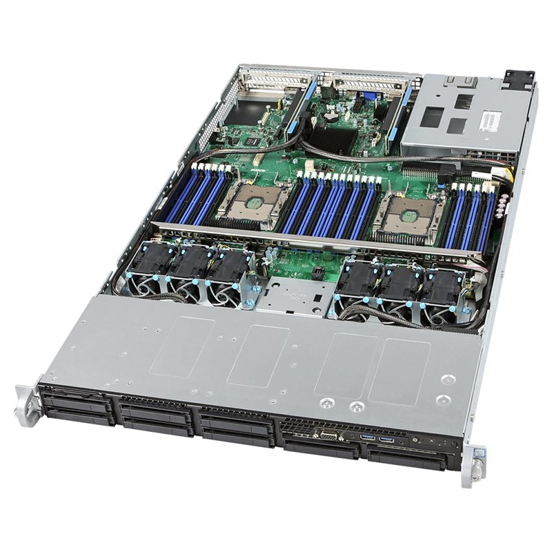 Intel 2U Rackmount Server - Prebuit, Intel Xeon 4208 (1/2) 32GB RAM (2/24) LSI3108 8 Port RAID, BBU, RMM, 1300w PS, 3 Year Intel Warranty