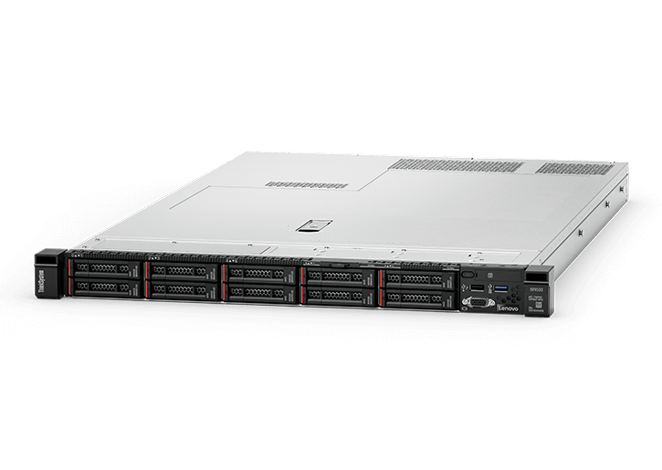 LENOVO ThinkSystem SR630 1U Rack Server, 1xIntel Xeon Silver 4208, 8 x 2.5' HS HDD Bays, 1x16GB 2Rx8, HW RAID 530-8i PCIe, 1x750W, XCC Ent,3Yr Ltd Wty