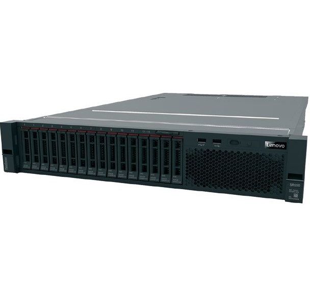 LENOVO ThinkSystem SR550 2U Rack Server, 1xIntel Xeon Silver 4210, 1x32GB 2Rx8, 8 x 2.5' HS Bays, HW RAID 930-8i, 1x750W PSU, XCC Ent, 3Yr Ltd Wty