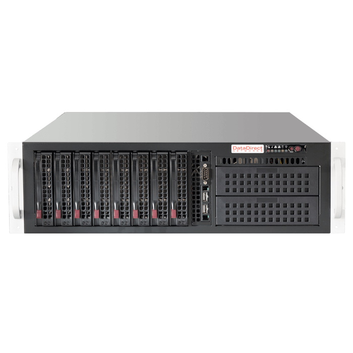 SuperMicro 3RU 835TQ-R920B Server Chassis, 8 x 3.5' HS HDD Bays, 920w RPSU, 7 x Expansion Slots, 5 Colling Fans, Suits E-ATX / ATX Motherboards