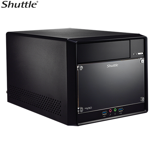 Shuttle SH510R4 XPC Cube Performance Barebone - H510, S1200, 2x DDR4, 2x 3,5'HDD, 1x 5.25'ODD bay, M.2 2280, PCIe x16/ x1, 1x HDMI, 1x DP,