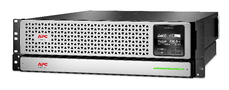 APC SRTL3000RMXLI, Smart UPS, 3000VA, 230V, Li-Ion Lithium, Rack Mount, Double Conversion Online Sine Wave