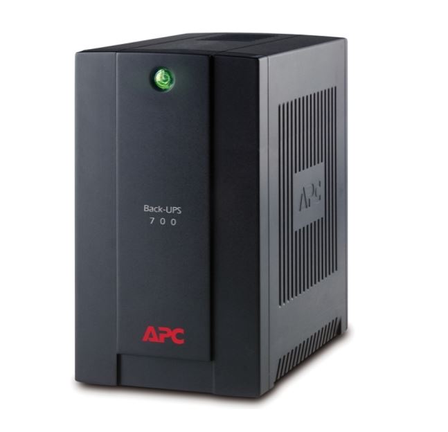 APC Back Up Line Interactive TW UPS 700VA, 230V, 390W, 3x Power Sockets, 2 Year Warranty