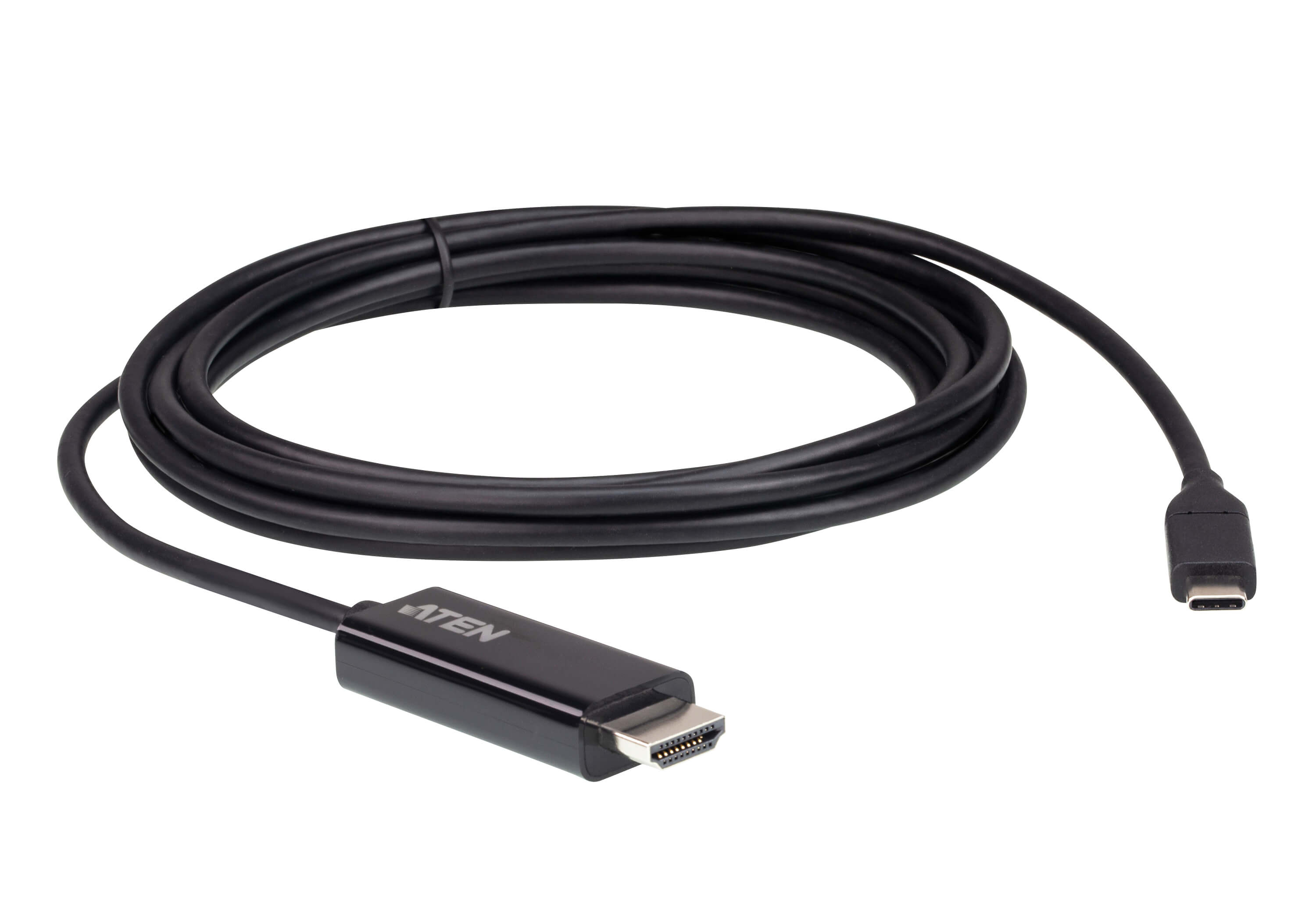 Aten USB-C to HDMI 4K 2.7m Cable, supports up to 4K @ 60Hz with high quality cable