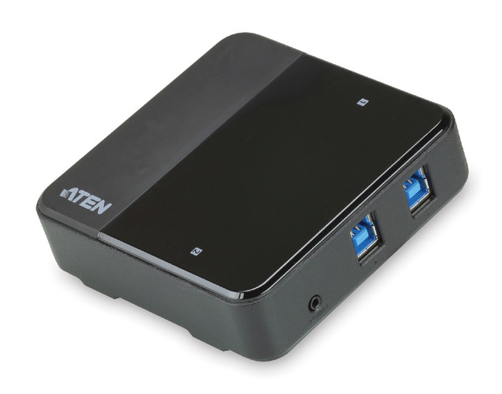 buy Aten Peripheral Switch 2x4 USB 3.1 Gen1, 2x PC, 4x USB 3.1 Gen1 Ports, Remote Port Selector, Plug and Play online from our Melbourne shop