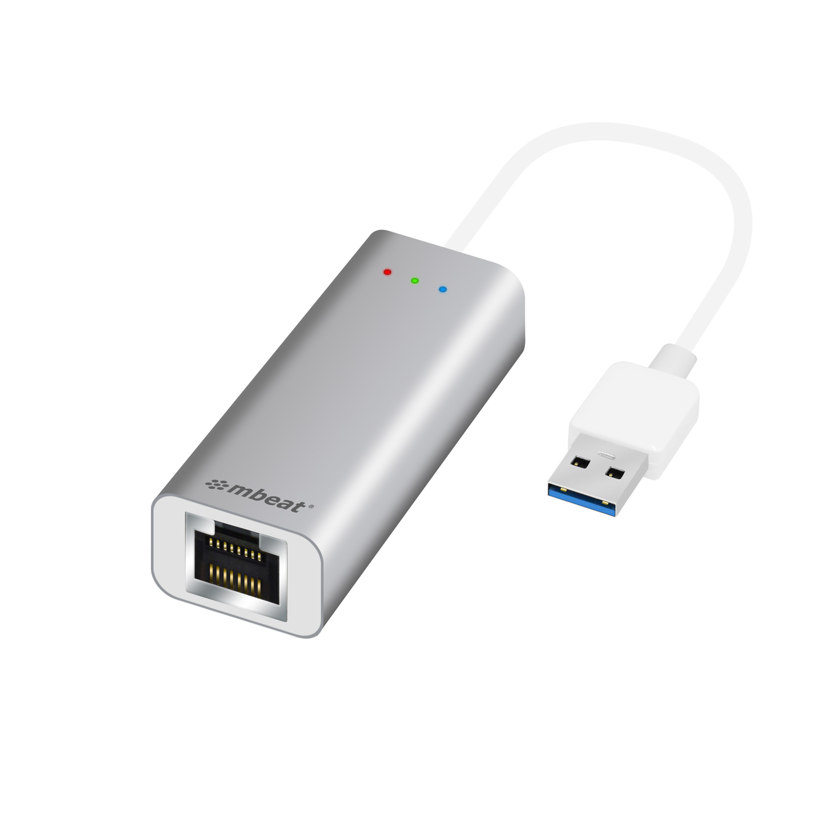 mbeat® USB 3.0 Gigabit LAN Adapter for PC and MAC/Compatible with 10/100/1000Mbps/USB 2.0,1.1/LED Indicators/Ethernet LAN Port
