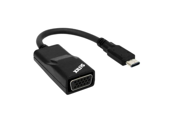 Sunix USB Type C to VGA Adapter, Compliant with VESA DisplayPort, Driver free under Apple MAC, Google Chromebook and Windows  systems(LS)