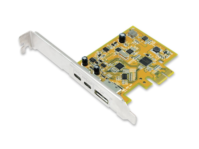 Sunix USB 3.1 10G & DisplayPort Alt-Mode PCI Express Host Card with Dual USB Type-C Receptacles