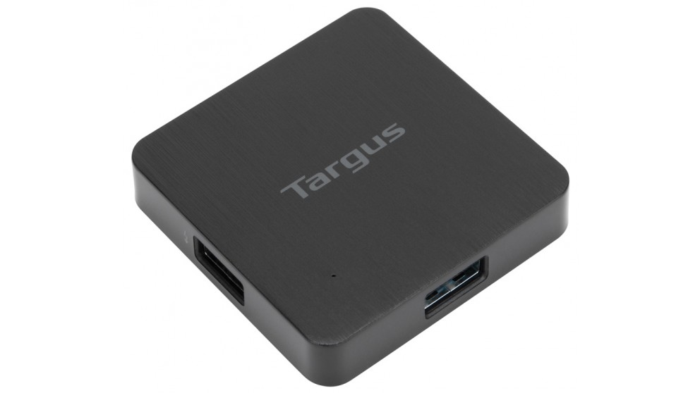 Targus 4 Port USB 3.0 Powered Hub with Fast Charging - SuperSpeed™ Transfer Rate of 615MB/Sec, Designed to work with PC, Mac and Netbook Computers(L)