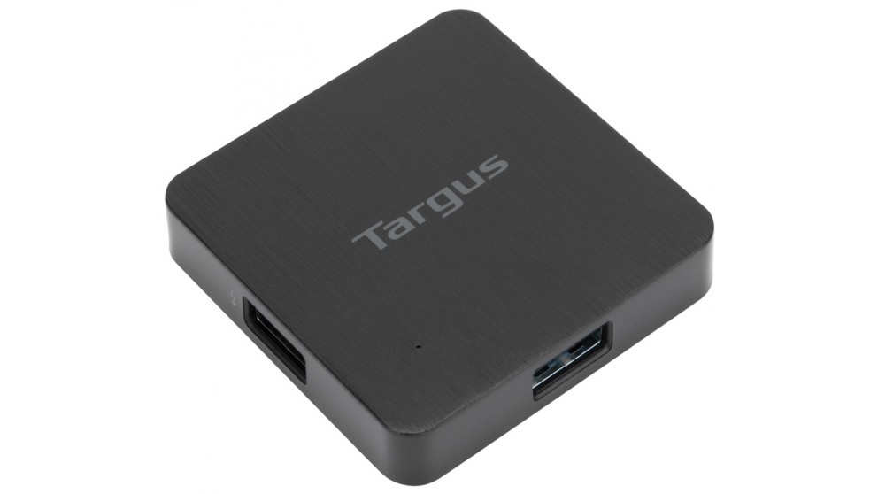 Targus 4 Port USB 3.0 Powered Hub with Fast Charging - SuperSpeed™ Transfer Rate of 615MB/Sec, Designed to work with PC, Mac and Netbook Computers(L)