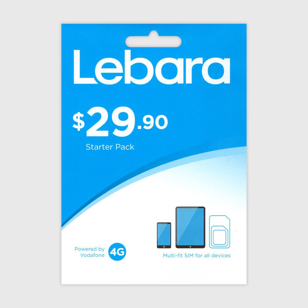 Lebara $29.90 Sim