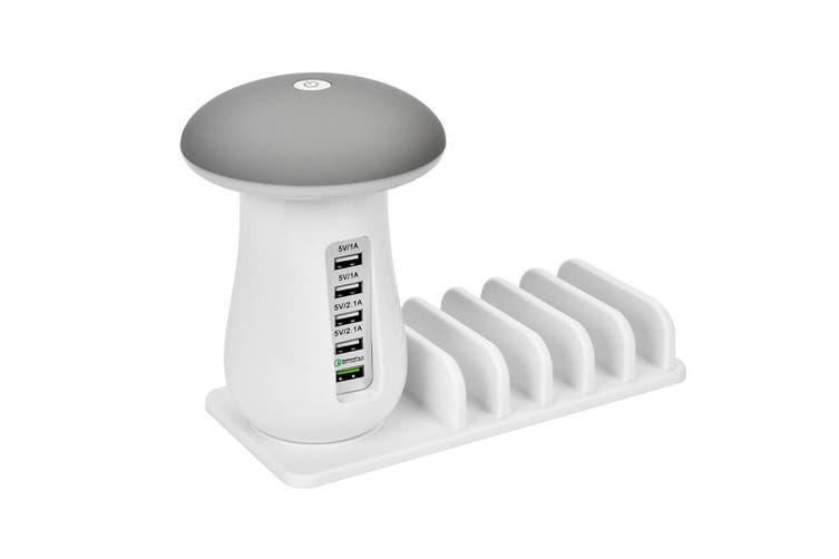 Mushroom USB Charging centre with LED Light