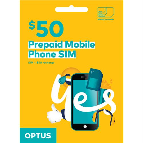 Optus $50 Sim