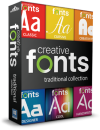Creative Fonts Traditional Collection Win Digital Download