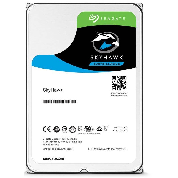 Seagate 2TB 3.5' SkyHawk Surveillance, 5900RPM SATA3 6Gb/s 64MB 24x7 HDD  (LS) > HASEA2TB-SHSV359 new 256MB