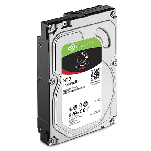 Seagate 3TB 3.5' IronWolf NAS 5900RPM SATA3 6Gb/s 64MB HDD. 3 Years Warranty (LS) > HASEA3TB-IWNAS256