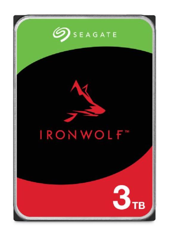 Seagate 3TB 3.5' IronWolf NAS 5400RPM SATA3 6Gb/s 256MB Cache HDD. 3 Years Warranty