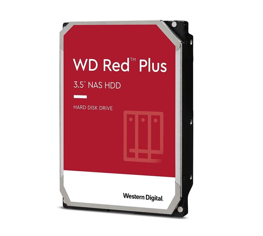 Western Digital WD Red Plus 3TB 3.5' NAS HDD SATA3 5400RPM 128MB Cache 24x7 180TBW ~8-bays NASware 3.0 CMR Tech 3yrs wty