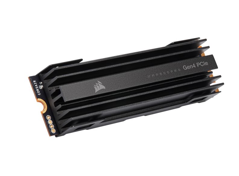 Corsair Force MP600 Pro 2TB NVMe PCIex4 Gen4 SSD 7000/6550 MB/s 800/660K IOPS 1400TBW 1.7M hrs MTBF with Heatsink AES 256-bit Encryption 5yrs wty