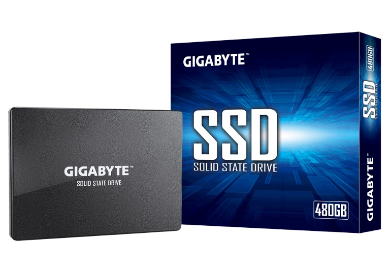 Gigabyte SSD 480GB 2.5' SATA3 6Gb/s 550/480 MB/s 75K/70K 200TBW 2M hrs MTBF HMB TRIM & SMART Solid State Drive 3yrs Wty