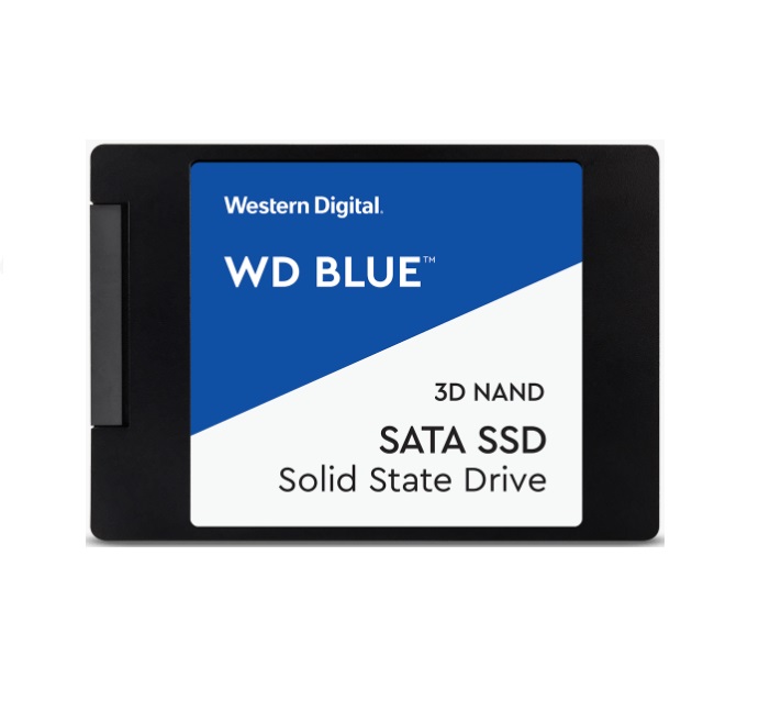 Western Digital WD Blue 500GB 2.5' SATA SSD 560R/530W MB/s 95K/84K IOPS 200TBW 1.75M hrs MTBF 3D NAND 7mm 5yrs Wty ~WDS500G2B0A